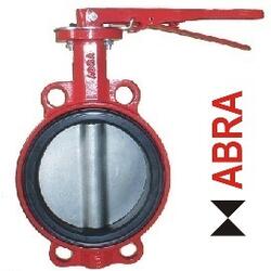 Затвор поворотный межфланцевый ABRA-BUV-VF866D050H Ду50 Ру16 с рукояткой