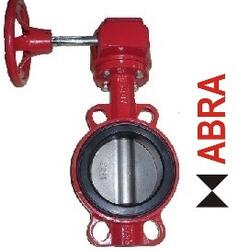 Затвор поворотный межфланцевый ABRA-BUV-VF866D125G Ду125 Ру16 с редуктором